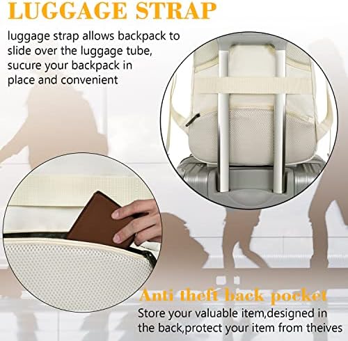 MATEIN Travel Laptop Backpack, Business Anti Theft Slim Durable Laptop Backpack with USB Charging Port, Water Resistant College Bag Computer Bag Gifts for Men & Women Fits 15.6 Inch Notebook, Grey - Image 25