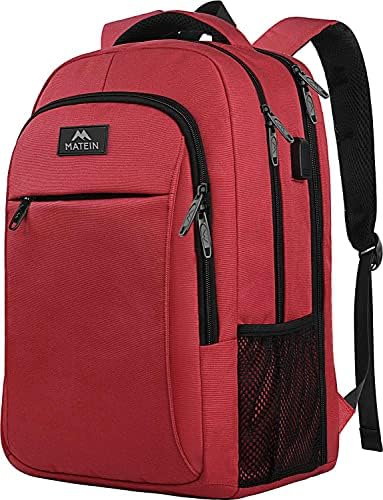 MATEIN Travel Laptop Backpack, Business Anti Theft Slim Durable Laptop Backpack with USB Charging Port, Water Resistant College Bag Computer Bag Gifts for Men & Women Fits 15.6 Inch Notebook, Grey - Image 73